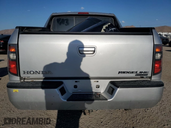 2007 Honda Ridgeline RTL w/Leather with VIN 2HJYK165X7H500660, listed as a Copart auction lot 69111204 with 206,943 mi miles and Salvage Title. Bid and sale history available at carsss.com. Image 6.
