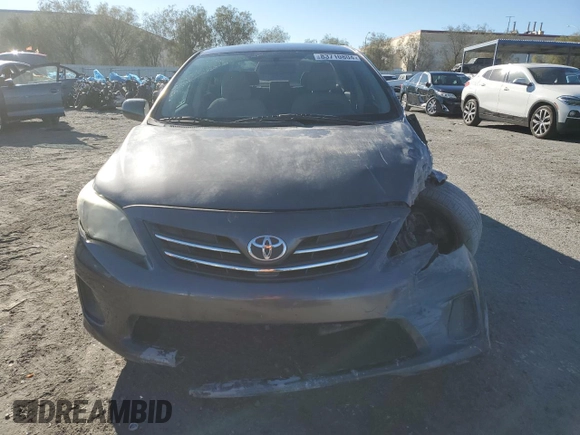 2013 Toyota Corolla L with VIN 5YFBU4EE0DP078329, listed as a Copart auction lot 83710804 with 128,104 mi miles and Salvage Title. Bid and sale history available at carsss.com. Image 5.