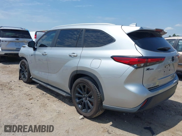 2023 Toyota Highlander L with VIN 5TDKDRAH7PS005256, listed as a IAAI auction lot 42346343 with 57,498 mi miles and . Bid and sale history available at DreamBid. Image 3.