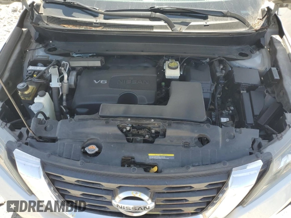 2017 Nissan Pathfinder SL with VIN 5N1DR2MM0HC696090, listed as a Copart auction lot 48230775 with 136,598 mi miles and Salvage Title. Bid and sale history available at carsss.com. Image 13.