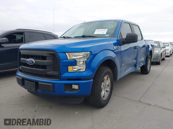 2015 Ford F-150 XL with VIN 1FTEW1CP2FKF15498, listed as a IAAI auction lot 41654196 with 103,200 mi miles. Bid and sale history available at carsss.com. Image 19.