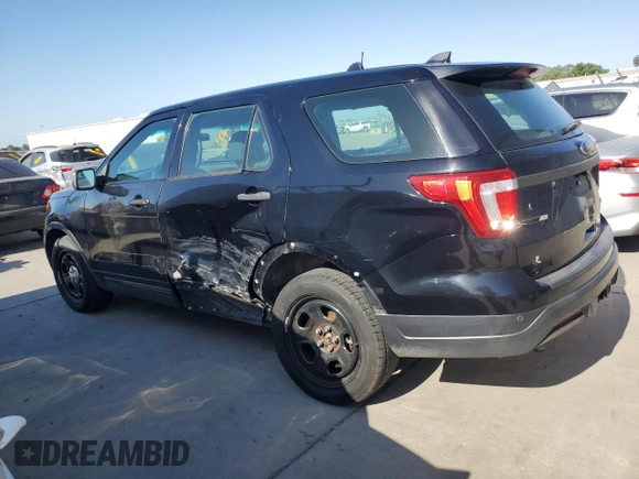2018 Ford Police Interceptor Utility z VIN 1FM5K8AR0JGA20815, wystawiony jako Copart lot #58233165 z przebiegiem 109 064 mil mil oraz Tytuł czysty. Historia ofert i sprzedaży dostępna na DreamBid. Obrazek 2.