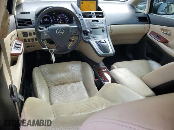2010 Lexus HS 250h with VIN JTHBB1BA0A2028867, listed as a Copart auction lot 42637515 with 145,617 mi miles and Salvage Title. Bid and sale history available at DreamBid. Image 8.