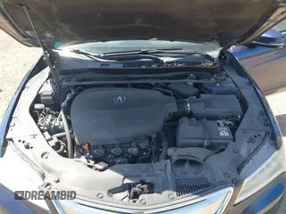 2015 Acura TLX V6 Advance with VIN 19UUB3F75FA002753, listed as a IAAI auction lot 42021250 with 135,225 mi miles. Bid and sale history available at carsss.com. Image 10.
