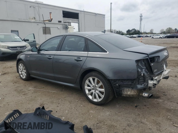 2015 Audi A6 3.0T Prestige with VIN WAUHGAFC1FN005058, listed as a Copart auction lot 51346675 with 90,781 mi miles and Salvage Title. Bid and sale history available at carsss.com. Image 2.