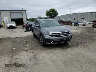 2021 Volkswagen Atlas SEL Premium R-Line with VIN 1V2FR2CA5MC541449, listed as a Copart auction lot 72932124 with 58,269 mi miles and Salvage title. Bid and sale history available at DreamBid. Image 15.
