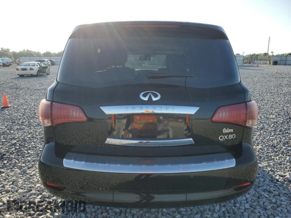 2015 Infiniti QX80 with VIN JN8AZ2NF5F9573374, listed as a Copart auction lot 57489775 with 128,848 mi miles and Salvage title. Bid and sale history available at DreamBid. Image 6.