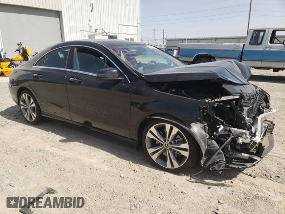 2019 Mercedes-Benz CLA 250 with VIN WDDSJ4GB1KN743718, listed as a Copart auction lot 62518593 with 23,635 mi miles and . Bid and sale history available at DreamBid. Image 4.