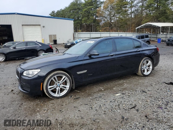 2014 BMW 7 Series 740Li with VIN WBAYE4C56ED138285, listed as a Copart auction lot 84256374 with 88,258 mi miles and Salvage Title. Bid and sale history available at carsss.com. Image 1.