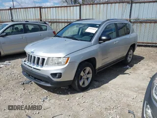 2013 Jeep Compass Sport with VIN 1C4NJDBBXDD177680, listed as a IAAI auction lot 41893859 with 175,227 mi miles. Bid and sale history available at carsss.com. Image 17.