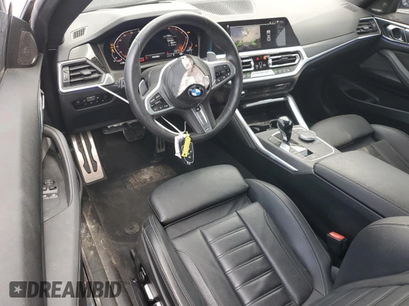 2022 BMW 4 Series 430i z VIN WBA53AP08NCJ06319, wystawiony jako Copart lot #50144015 z przebiegiem 17 935 mil mil oraz Szkoda całkowita • Salvage title. Historia ofert i sprzedaży dostępna na DreamBid. Obrazek 8.
