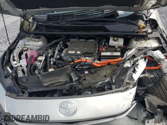 2024 Toyota bZ4X XLE with VIN JTMABACA4RA056975, listed as a Copart auction lot 58435305 with 24,205 mi miles and Salvage title. Bid and sale history available at DreamBid. Image 12.