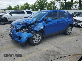 2016 Chevrolet Trax LS z VIN KL7CJKSB3GB609017, wystawiony jako Copart lot #57863575 z przebiegiem 137 283 mil mil oraz Szkoda całkowita • Salvage title. Historia ofert i sprzedaży dostępna na DreamBid. Obrazek 1.