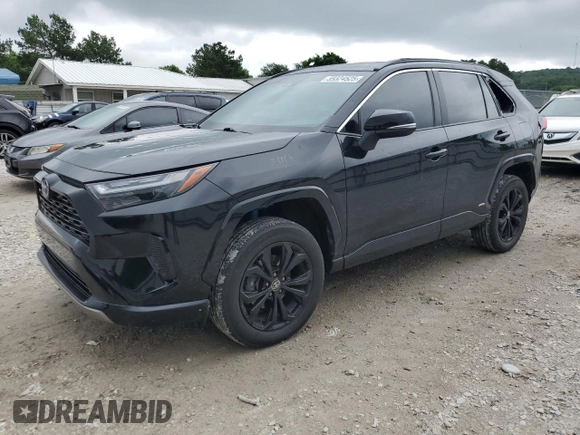 2022 Toyota RAV4 Hybrid SE with VIN 4T3T6RFV3NU089312, listed as a Copart auction lot 59324525 with 49,493 mi miles and Salvage title. Bid and sale history available at DreamBid. Image 1.