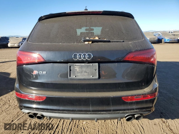 2016 Audi SQ5 Premium Plus with VIN WA1CCAFPXGA033777, listed as a Copart auction lot 83754944 with 86,541 mi miles and Clean Title. Bid and sale history available at carsss.com. Image 6.