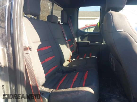2017 Ford F-150 XL with VIN 1FTFX1EF1HFA23112, listed as a IAAI auction lot 41395236 with 96,848 mi miles. Bid and sale history available at carsss.com. Image 8.