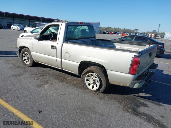 2006 Chevrolet Silverado 1500 Work Truck with VIN 1GCEC14Z16Z263047, listed as a IAAI auction lot 41771537 with 128,738 mi miles. Bid and sale history available at carsss.com. Image 3.