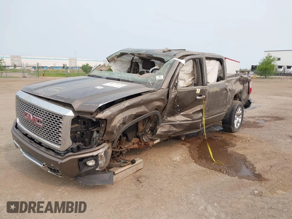 2015 GMC Sierra 1500 Denali z VIN 3GTU2WEJ6FG174160, wystawiony jako IAAI lot #40118246 z przebiegiem Nie podano mil oraz . Historia ofert i sprzedaży dostępna na DreamBid. Obrazek 2.