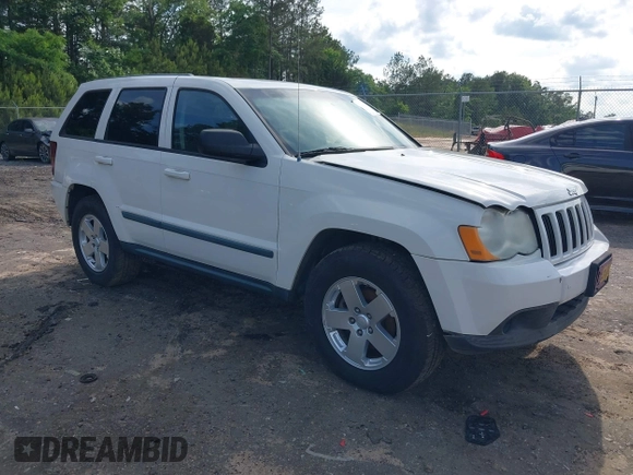 2008 Jeep Grand Cherokee Laredo with VIN 1J8GS48K28C229501, listed as a IAAI auction lot 42162413 with 1 mi miles. Bid and sale history available at carsss.com. Image 1.