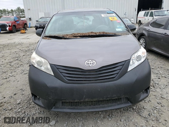 2013 Toyota Sienna L with VIN 5TDZK3DC4DS287532, listed as a Copart auction lot 53899055 with 0 mi miles and Clean Title. Bid and sale history available at carsss.com. Image 5.