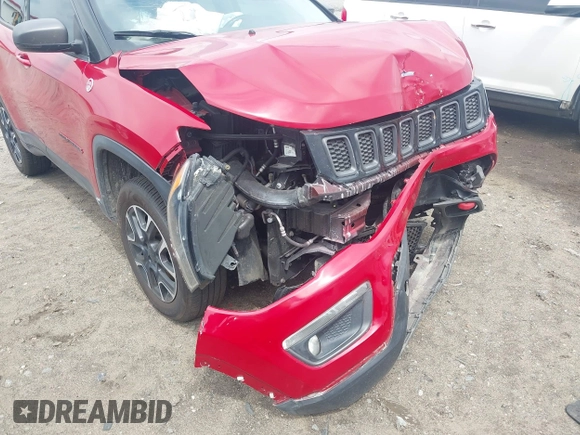 2020 Jeep Compass Trailhawk with VIN 3C4NJDDB5LT166656, listed as a IAAI auction lot 42184661 with 131,080 mi miles and . Bid and sale history available at DreamBid. Image 6.