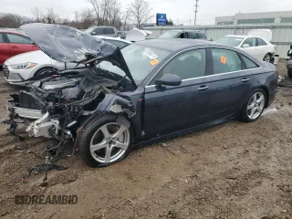 2018 Audi A6 Premium Plus with VIN WAUG3AFC5JN004687, listed as a Copart auction lot 86880774 with 0 mi miles and Salvage Title. Bid and sale history available at carsss.com. Image 1.