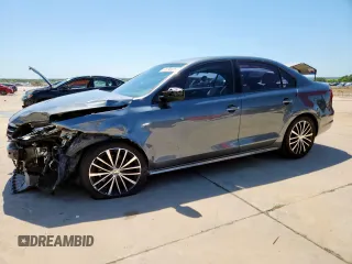 2016 Volkswagen Jetta Sport with VIN 3VWD17AJ6GM300032, listed as a Copart auction lot 61290025 with 129,669 mi miles and Salvage title. Bid and sale history available at DreamBid. Image 1.