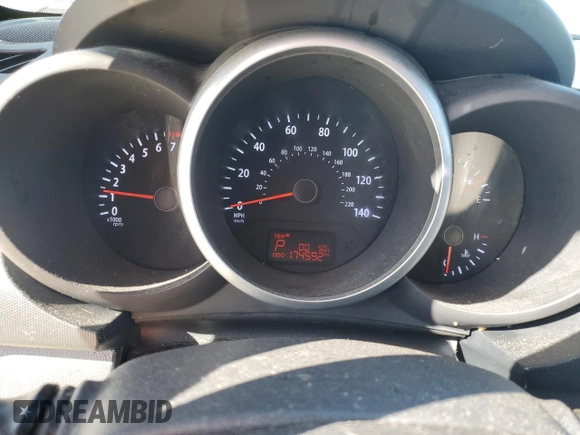 2013 Kia Soul + with VIN KNDJT2A6XD7531889, listed as a Copart auction lot 51980045 with 174,592 mi miles and Salvage Title. Bid and sale history available at DreamBid. Image 9.