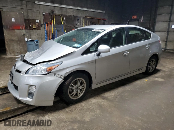 2011 Toyota Prius I with VIN JTDKN3DUXB1438286, listed as a Copart auction lot 51229275 with 0 mi miles and Salvage Title. Bid and sale history available at carsss.com. Image 1.