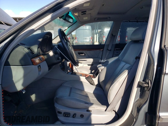 2001 BMW 7 Series 740iA with VIN WBAGG83481DN88079, listed as a Copart auction lot 78521754 with 155,073 mi miles and Clean Title. Bid and sale history available at carsss.com. Image 7.