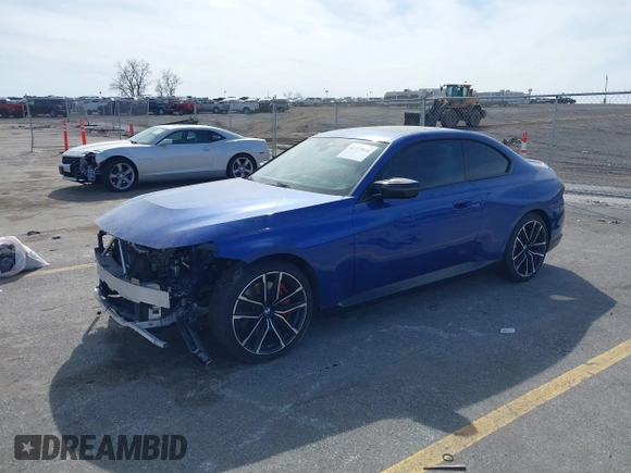 2024 BMW 2 Series M240i xDrive with VIN 3MW53CM06R8E49921, listed as a IAAI auction lot 41779620 with 18,066 mi miles and . Bid and sale history available at carsss.com. Image 20.