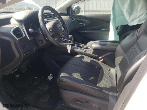 2023 Nissan Murano Platinum with VIN 5N1AZ2DJ3PC114829, listed as a Copart auction lot 51011075 with 60,729 mi miles and Salvage Title. Bid and sale history available at carsss.com. Image 7.