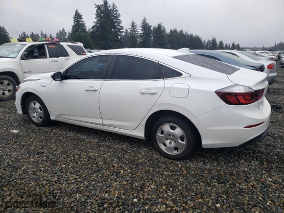 2022 Honda Insight EX with VIN 19XZE4F53NE005873, listed as a Copart auction lot 46103555 with 37,447 mi miles and Salvage Title. Bid and sale history available at carsss.com. Image 2.