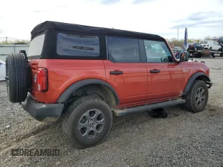 2024 Ford Bronco Big Bend z VIN 1FMDE7BH7RLA10353, wystawiony jako Copart lot #54209345 z przebiegiem 10 606 mil mil oraz Szkoda całkowita • Salvage title. Historia ofert i sprzedaży dostępna na DreamBid. Obrazek 3.