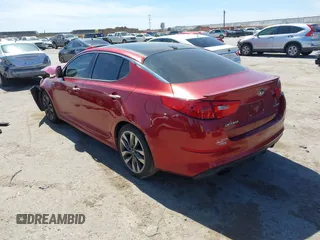 2015 Kia Optima SXL Turbo with VIN 5XXGR4A69FG419891, listed as a IAAI auction lot 41803317 with 158,907 mi miles and . Bid and sale history available at DreamBid. Image 3.
