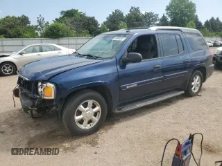 2004 GMC Envoy SLT z VIN 1GKET12S846179154, wystawiony jako Copart lot #56980585 z przebiegiem 145 922 mil mil oraz Szkoda całkowita • Salvage title. Historia ofert i sprzedaży dostępna na DreamBid. Obrazek 1.