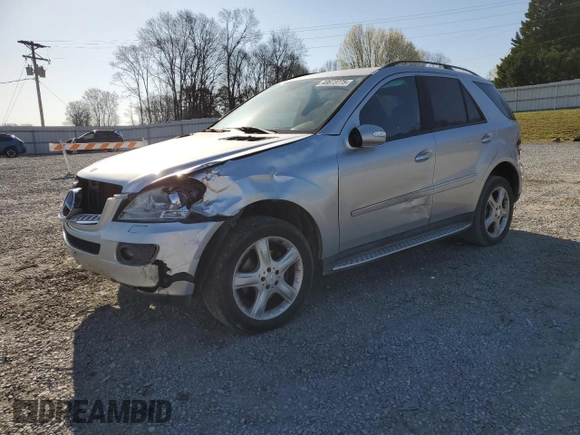 2008 Mercedes-Benz M 350 with VIN 4JGBB86E78A399687, listed as a Copart auction lot 48673775 with 190,936 mi miles and Salvage Title. Bid and sale history available at DreamBid. Image 1.