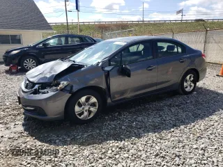 2013 Honda Civic LX with VIN 19XFB2F54DE020252, listed as a Copart auction lot 52009365 with 134,431 mi miles and Salvage title. Bid and sale history available at DreamBid. Image 1.
