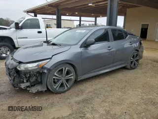 2020 Nissan Sentra SR with VIN 3N1AB8DV0LY237605, listed as a Copart auction lot 49116005 with 110,256 mi miles and Salvage Title. Bid and sale history available at DreamBid. Image 1.