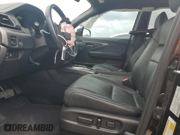 2021 Honda Passport EX-L with VIN 5FNYF7H58MB005187, listed as a Copart auction lot 60414535 with 75,208 mi miles and Salvage title. Bid and sale history available at DreamBid. Image 7.