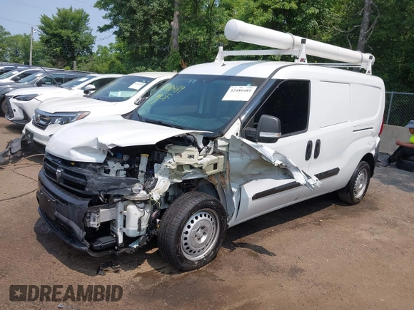 2018 Ram ProMaster City Cargo Tradesman with VIN ZFBERFABXJ6J41741, listed as a IAAI auction lot 42480489 with 156,897 mi miles and . Bid and sale history available at DreamBid. Image 2.