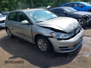 2017 Volkswagen Golf S z VIN 3VW117AU3HM008143, wystawiony jako IAAI lot #42289649 z przebiegiem 110 854 mil mil oraz . Historia ofert i sprzedaży dostępna na DreamBid. Obrazek 1.