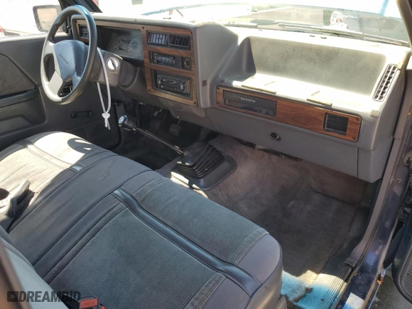 1992 Dodge Dakota "S" with VIN 1B7GL26X8NS523574, listed as a Copart auction lot 65041534 with 122,376 mi miles and Clean Title. Bid and sale history available at carsss.com. Image 8.