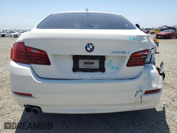 2016 BMW 5 Series 528i with VIN WBA5A5C5XGD526403, listed as a Copart auction lot 60992835 with 106,004 mi miles and Salvage title. Bid and sale history available at DreamBid. Image 6.