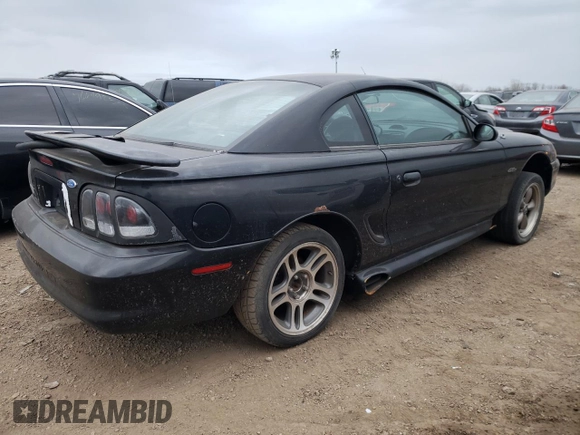 1997 Ford Mustang GT with VIN 1FALP42X7VF193459, listed as a Copart auction lot 57617454 with 101,153 mi miles and Non repairable. Bid and sale history available at DreamBid. Image 3.
