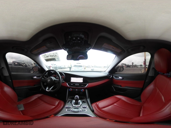 2021 Alfa Romeo Giulia Ti Sport with VIN ZARFAMBN5M7645723, listed as a IAAI auction lot 42057861 with 63,594 mi miles. Bid and sale history available at carsss.com. Image 19.