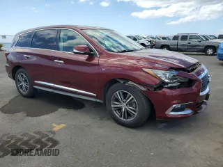 2019 Infiniti QX60 Luxe with VIN 5N1DL0MN3KC507048, listed as a Copart auction lot 47633885 with 20,743 mi miles and Salvage Title. Bid and sale history available at DreamBid. Image 4.