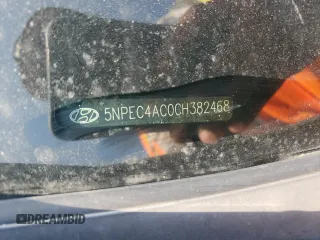2012 Hyundai Sonata Limited z VIN 5NPEC4AC0CH382468, wystawiony jako Copart lot #57760705 z przebiegiem 195 114 mil mil oraz Szkoda całkowita • Salvage title. Historia ofert i sprzedaży dostępna na DreamBid. Obrazek 12.