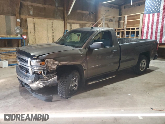 2014 Chevrolet Silverado 1500 Work Truck with VIN 1GCNKPEH4EZ380731, listed as a Copart auction lot 47902235 with 125,948 mi miles and Salvage Title. Bid and sale history available at DreamBid. Image 1.