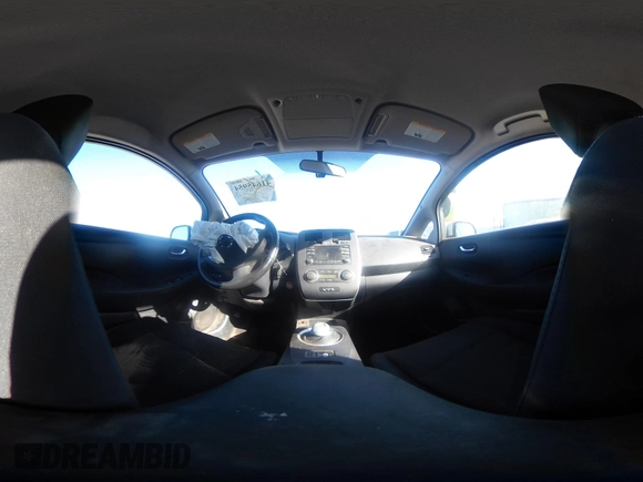 2015 Nissan LEAF SV with VIN 1N4AZ0CP6FC320049, listed as a IAAI auction lot 41645954 with 147,357 mi miles. Bid and sale history available at carsss.com. Image 18.